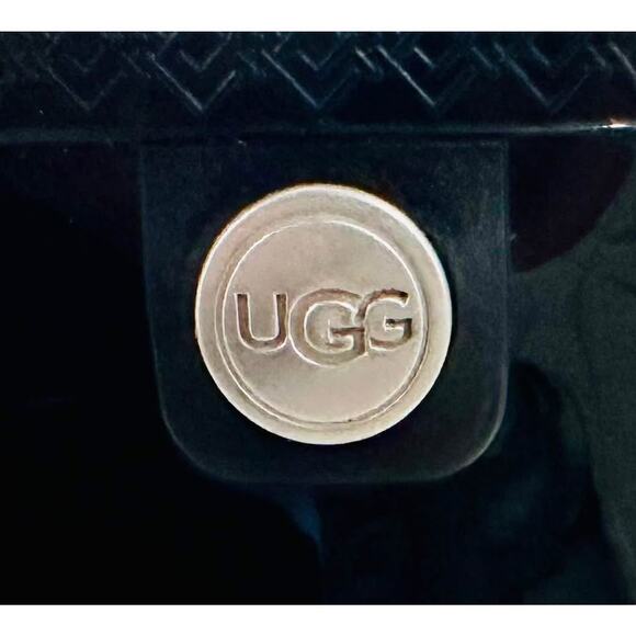 (Size: 5 Womens) Sienna Black Waterproof Rubber Outdoor Rain Boots 1014452 - Picture 7 of 8